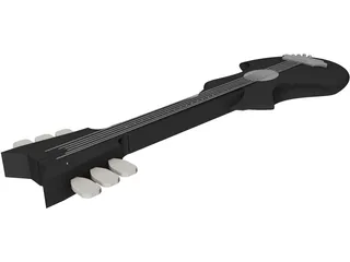 Guitar Fictional 3D Model preview