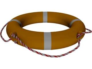 Life Belt 3D Model preview