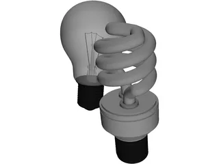 Light Bulbs 3D Model preview
