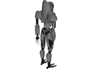 Vipers Battlestar Armored Robot 3D Model preview