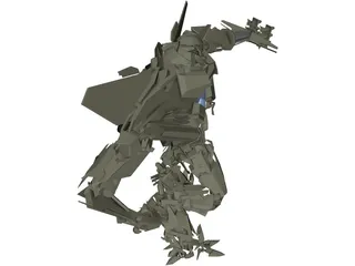 Transformers Starscream 3D Model preview