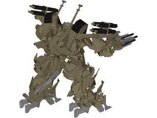 Transformers Brawl 3D Model preview