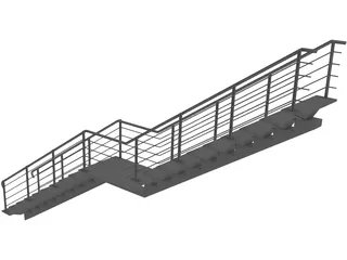 Stair 3D Model preview