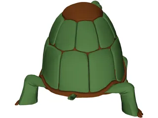 Turtle Toy 3D Model preview