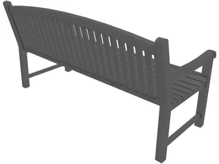 Garden Seat 3D Model preview