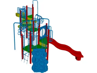 Playground Equipment 3D Model preview