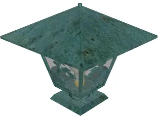 Light Lantern-Craftsman 3D Model preview