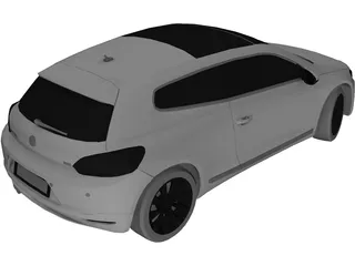 Volkswagen Scirocco 3D Model preview