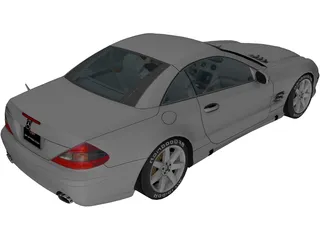 Mercedes-Benz SL500 3D Model preview