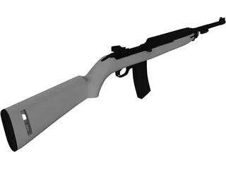 M1 .30 Carbine 3D Model preview