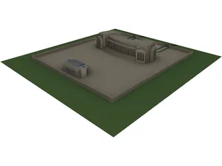Italian Palace 3D Model preview