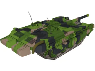 STRV 103C 3D Model preview