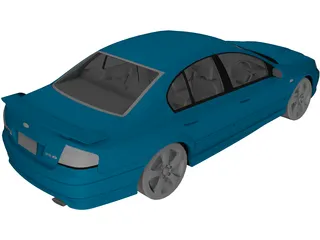 Ford Falcon XR8 3D Model preview