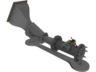 Supersonic Cascade Test Rig 3D Model preview
