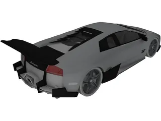 Lamborghini Murcielago LP670-4 SV 3D Model preview