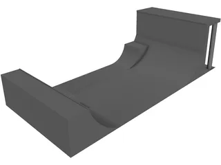 Halfpipe 3D Model preview