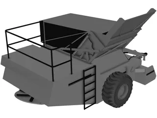 Amadas 2100 Farm Machine for Nuts 3D Model preview