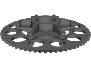 Sproket Gocart 3D Model preview
