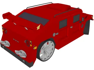 Hummer [Tuned] 3D Model preview