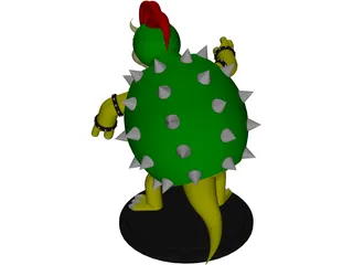 Bowser 3D Model preview