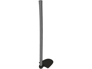 Farm Hoe 3D Model preview