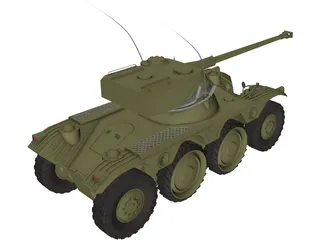 EBR-90 APC 3D Model preview