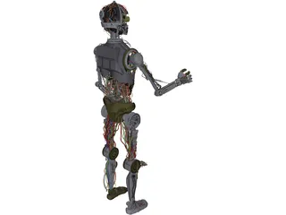 Star Wars C3PO Robot 3D Model preview