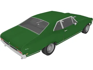 Chevrolet Nova SS (1969) 3D Model preview