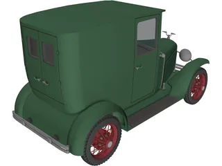 Packard Panel (1922) 3D Model preview