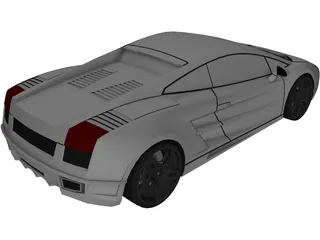 Lamborghini Gallardo 3D Model preview