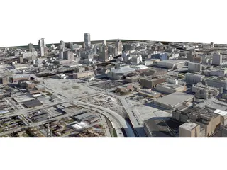 Milwaukee City 3D Model preview
