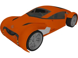 Lexus CS 2054 3D Model preview