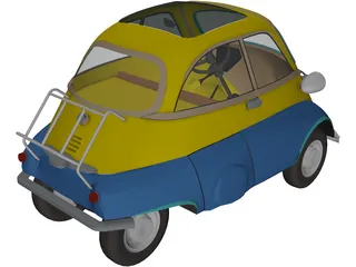 BMW Isetta 250 (1956-1962) [+Interior] 3D Model preview