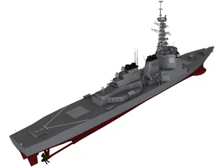 Kongo Destroyer 3D Model preview