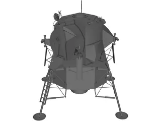 Apollo 11 Lunar Module 3D Model preview