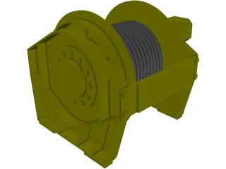 Winch 3D Model preview