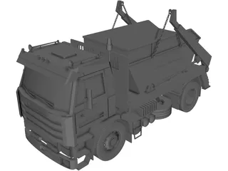 Scania 450 Dumpster 3D Model preview