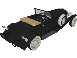 Roadster 3D Model preview