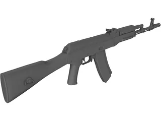 AK-74 3D Model preview