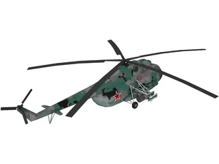 Mil Mi-8 Hip 3D Model preview