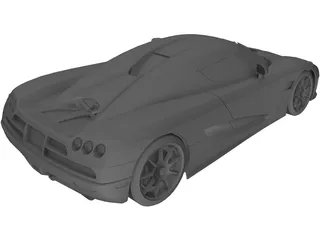 Koenigsegg CCXR 3D Model preview