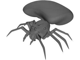 Jumping Spider 3D Model preview