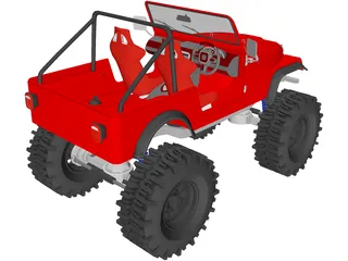 Jeep CJ-7 (1976) 3D Model preview
