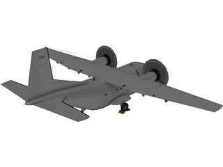 CASA C212-200 Aviocar 3D Model preview
