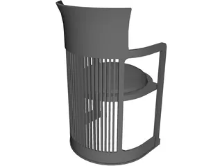 Chair Dinning Room 3D Model preview