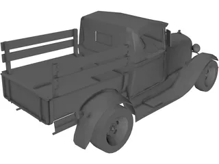 Ford Pickup (1929) 3D Model preview
