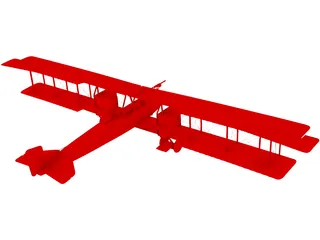Gotha G.IV 3D Model preview