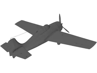 Grumman F4F-4 Wildcat 3D Model preview