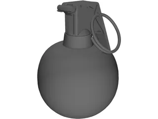 Hand Granade 3D Model preview