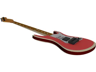 Guitar 3D Model preview
